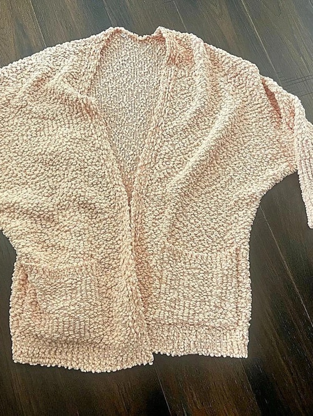 Pink chunky cardigan